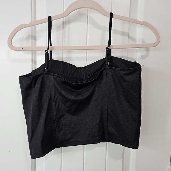Black Bustier Top L - Picture 3 of 7